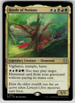 Horde of Notions Normal R Commander: Lorwyn Eclipsed 124 NM - Image 1