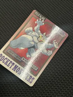 Machamp File No. 068 Pokemon Bandai Carddass Japanese 1997 Pocket Monsters - Image 2