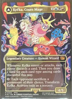 Kefka, Court Mage 322 Mythic Borderless Regular Final Fantasy MTG - Image 1