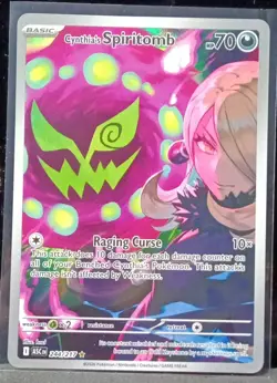 Cynthia's Spiritomb ASC 244/217 Illustration Rare Full Art Holo English - Image 1