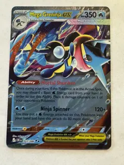 Mega Greninja ex - Chaos Rising - 022/086 - Pack Fresh - Pokemon TCG English CRI - Image 1