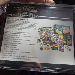 Pokemon Center ETB Evolving Skies Elite Trainer Box. Small Rip - Image 3