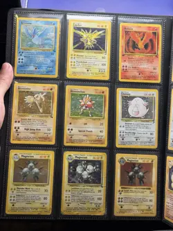 Pokemon WOTC Childhood Binder lot heavy Played Damaged Vintage Neo Base Rocket - Image 4