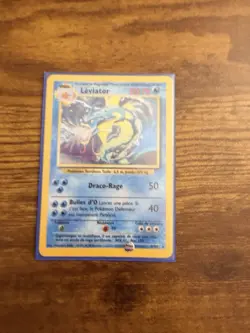 Pokemon 1999 Leviator 6/102 French Base Set Holo Rare MP - Image 3