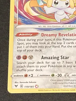 Pokemon - Jirachi Amazing Rare - Vivid Voltage 119/185 - Read - Image 4