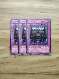 Yu-Gi-Oh! - Royal Decree 3X - Full Playset Of Cards - Image 1