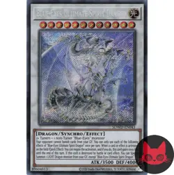 Yugioh Blue-Eyes Ultimate Spirit Dragon SDWD-EN043 Secret Rare 1st Edition NM - Image 1