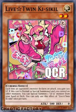 YUGIOH RA04-EN035 Live☆Twin Ki-sikil Quarter Century Secret Rare 1st Edition NM - Image 1