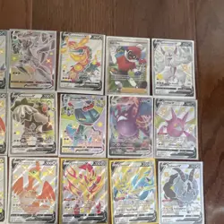 Pokemon TCG Shining Fates Shiny Holo V/VMAX Card Lot 42 Full Art English Cards - Image 3