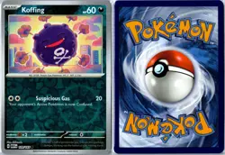 Pokemon Card - Koffing 151 109/165 Common Reverse Holo Near Mint - Image 3