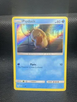 Pokemon Card Psyduck Detective Pikachu Holo 7/18 Near Mint - Image 1