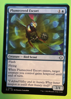 Plumecreed Escourt BLB 65 MTG NM/M Never Played - Image 1