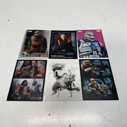Mixed 2012-2025 Topps Star Wars Trading Card Bundle (Set Of 50) - Image 3