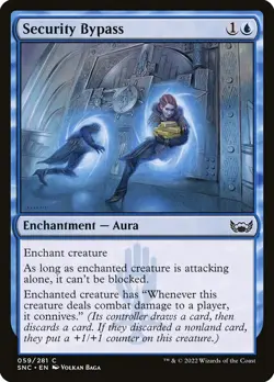 Security Bypass Foil (059) Streets of New Capenna SNC MTG Magic - Image 1
