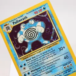 Pokemon TCG - Poliwrath 13/102 Base Set Holo Rare WOTC - EXC/NM - Image 1