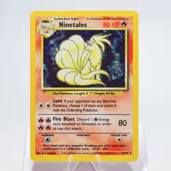 Pokemon TCG - Ninetales 12/102 Base Set Holo Rare WOTC - EXC - Image 2