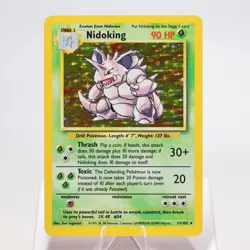 Pokemon TCG - Nidoking 11/102 Base Set Holo Rare WOTC - EXC - Image 2