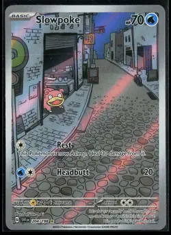 Slowpoke 204/198 Scarlet & Violet Illustration Rare Pokemon - Image 1