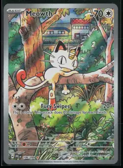 Meowth 106/094 Phantasmal Flames Illustration Rare Pokemon - Image 1