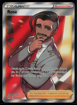 Rose 189/189 Darkness Ablaze Rare Ultra Pokemon - Image 1