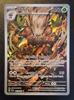 Shiftry 163/162 Illustration Rare Temporal Forces Pokemon Holo NM - Image 1