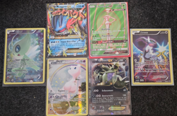 Lot cartes Pokemon FR XY Promo Mew XY110 Celebi XY111 Arceus XY116 M Laggron EX - Image 1