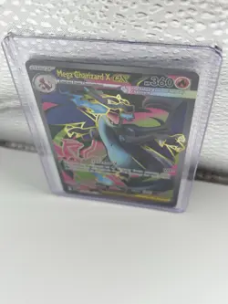 Mega Charizard x EX 109/094 SR Pokemon Card Full Art Secret Rare - Image 3
