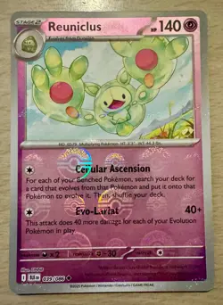 Pokemon TCG Reuniclus 039/086 Black Bolt Pokeball Reverse Holo Card - Image 1