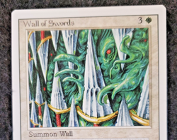 Wall of Swords Magic the Gathering Revised (MINT) Never played MTG (DS3D1K7) - Image 3