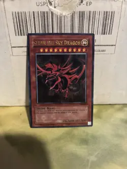Yu-Gi-Oh! TCG Slifer the Sky Dragon Ultra Rare Holo Card GBI-001 - Image 1