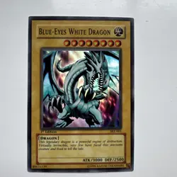 Blue-Eyes White Dragon SKE-001 Super Rare 1st Edition LP /NM YuGiOh - Image 1