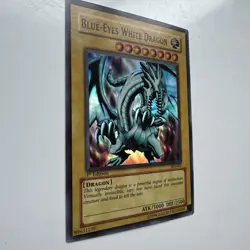 Blue-Eyes White Dragon SKE-001 Super Rare 1st Edition LP /NM YuGiOh - Image 2