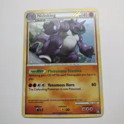 Nidoking 6/102 Triumphant Pokemon Card Non-Holo Rare NM - Image 1