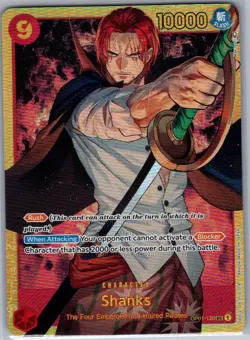 Shanks OP01-120 SEC English Romance Dawn - One Piece Card - NM - Image 1