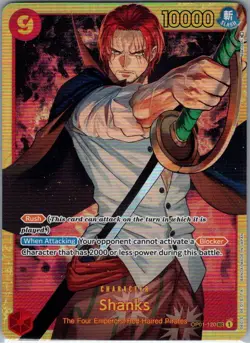Shanks OP01-120 English Romance Dawn - One Piece Card - NM - Image 1