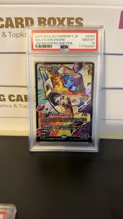 MTG Aetherdrift Salvation Engine JP Japanese Showcase Foil PSA 10 POP 3 - Image 1