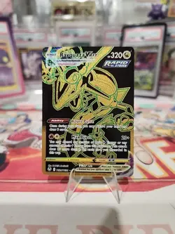 Pokemon Cards Rayquaza VMAX TG29/TG30 Secret Rare Silver Tempest NM - Image 1