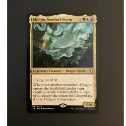 Magic: The Gathering Miirym, Sentinel Wyrm 284 Commander Legends: BG Rare 2022 - Image 1