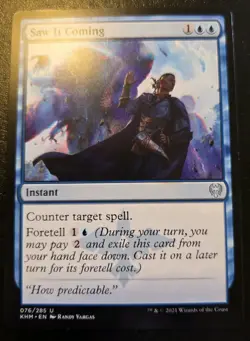 Saw It Coming 076/285 Uncommon Kaldheim Magic: The Gathering - Image 1