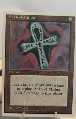 MTG Ankh of Mishra Alternate 4th Edition Regular Rare - Image 1
