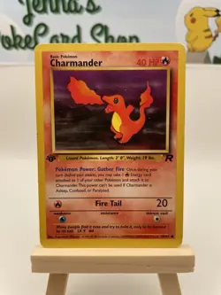 Charmander - 50/82 - 1st Edition Team Rocket - Pokemon TCG - MP - Image 1