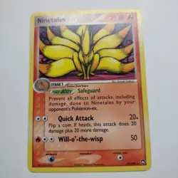 Ninetales, Pokemon, 19/108 EX Power Keepers, Regular Rare, LP/MP - Image 1