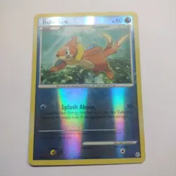 Pokemon Buizel (72/130) Diamond & Pearl LP REVERSE HOLO - Image 1