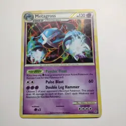 Pokemon TCG Metagross 4/95 Unleashed Holo LP - Image 1