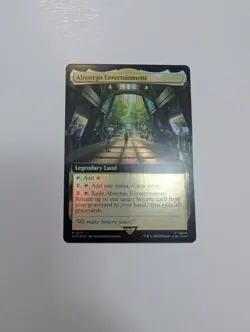 MTG - Abstergo Entertainment (Extended Art Foil) - Assassin's Creed NM/M Cond - Image 1