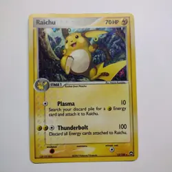 Raichu Pokemon EX Power Keepers 12/108 Holo Rare MP - Image 1