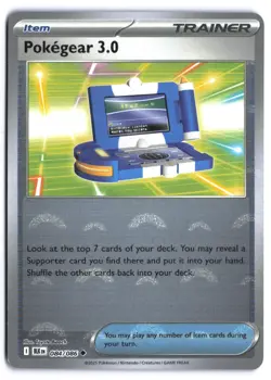 Pokegear 3.0 (Poke Ball Pattern) 084/086 - SV: Black Bolt Holo NM Pokemon TCG - Image 1