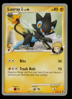 Luxray GL 9/111 Holo Rare Rising Rivals Pokemon Near Mint - Image 1