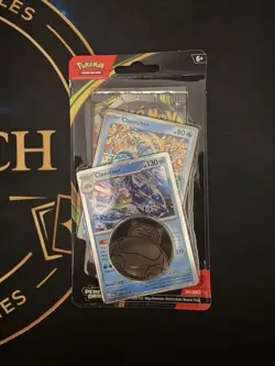 Pokemon TCG Perfect Order Checklane Blister Set Clauncher + Clawitzer & Coin - Image 1