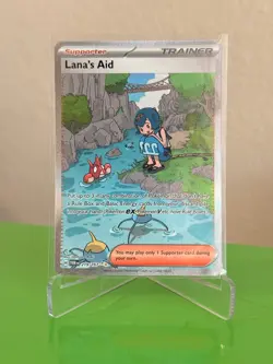 Lana's Aid 219/167 Twilight Masquerade Special Illustration Rare Holo Pokemon - Image 1